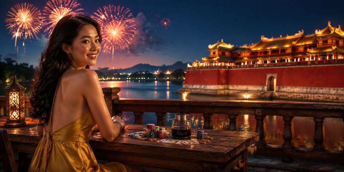 Người chơi card game tại quán cà phê Huế trên điện thoại pt2000