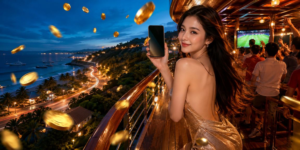 Người dùng tại Mũi Né thư giãn bên bờ biển và trải nghiệm casino trực tuyến trên thiết bị di động với cà phê Việt Nam
