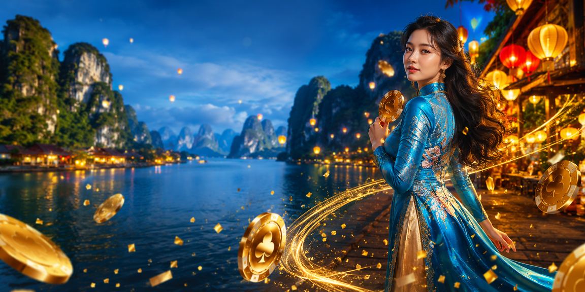 Người phụ nữ mặc áo dài tại Ninh Bình kiểm tra ưu đãi cá cược trên điện thoại